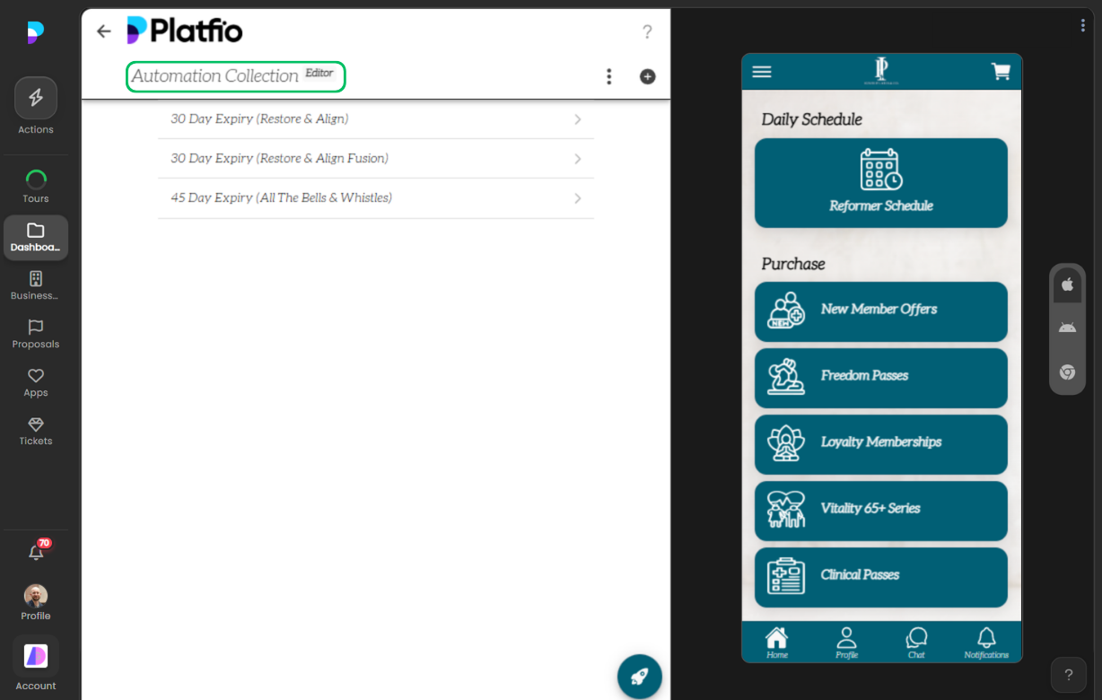 Collection structure refinement