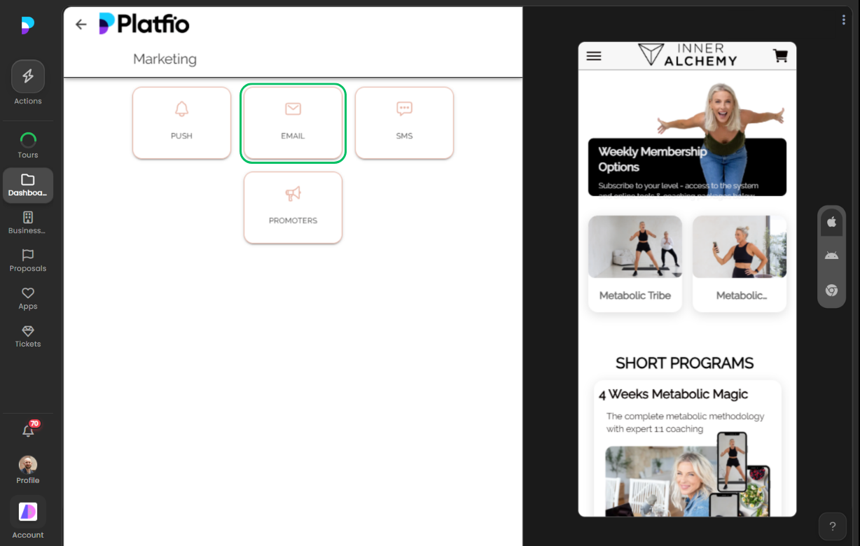 Email composition and setup