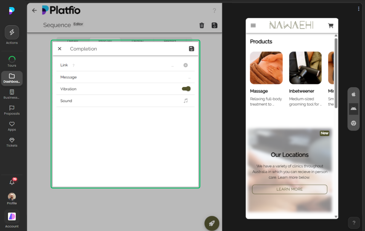 Completion screenshot