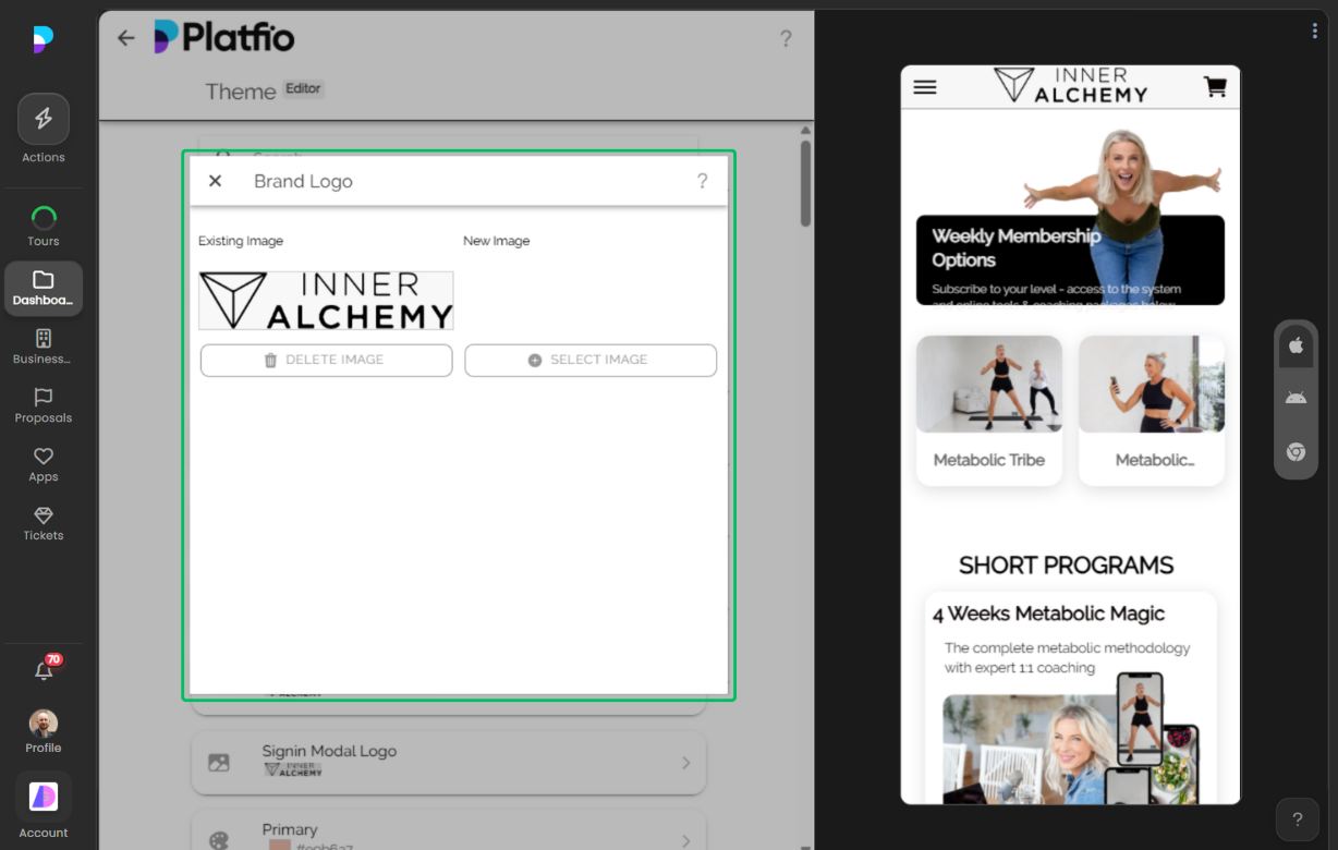 Theme image screenshot