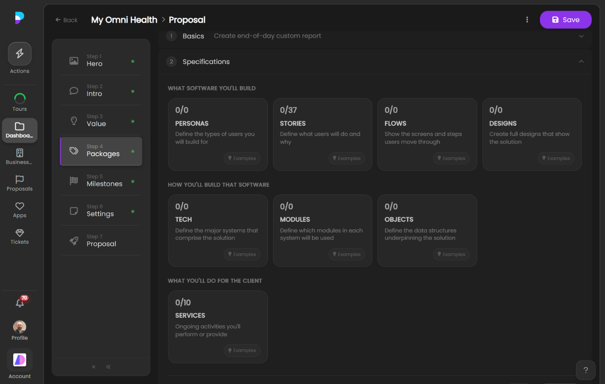Package Specifications