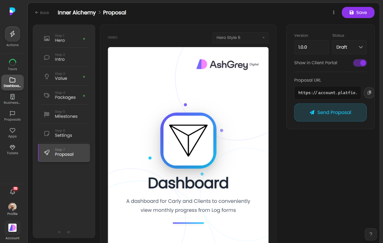 Proposal Example — Inner Alchemy